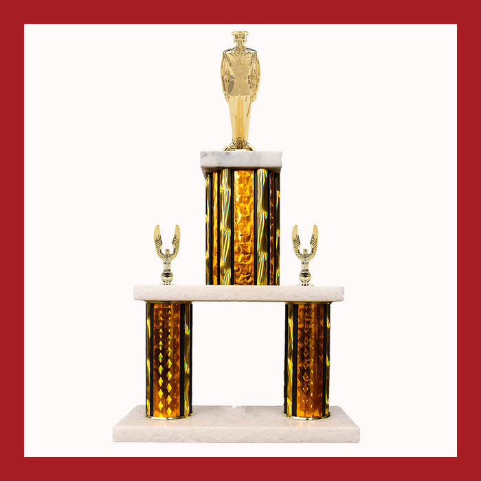 First Responders Marble Mini Two Poster Trophy