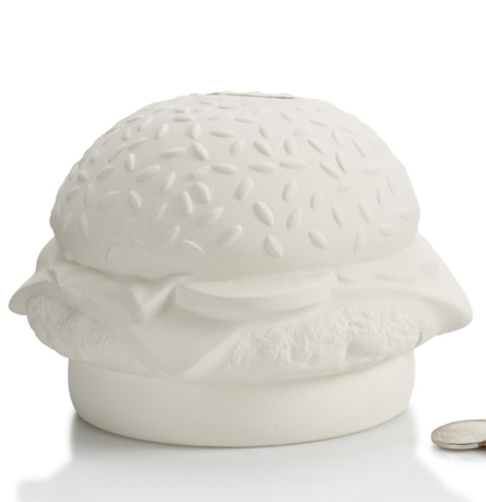 Hamburger Piggy Bank