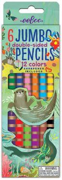 Otters Jumbo Double-Sided Pencils