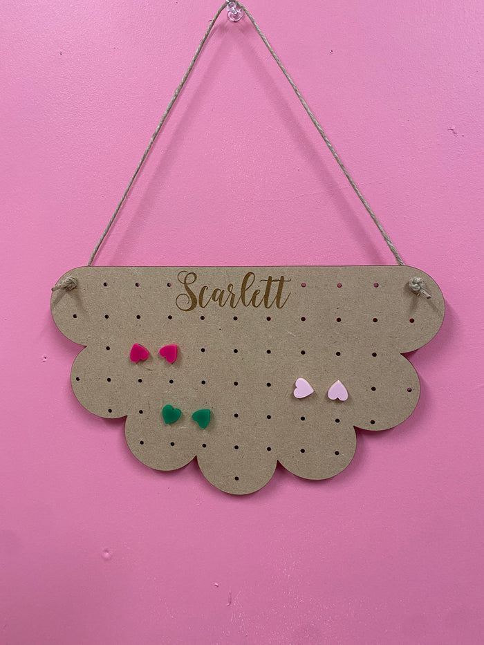 Personalized Earring Hanger