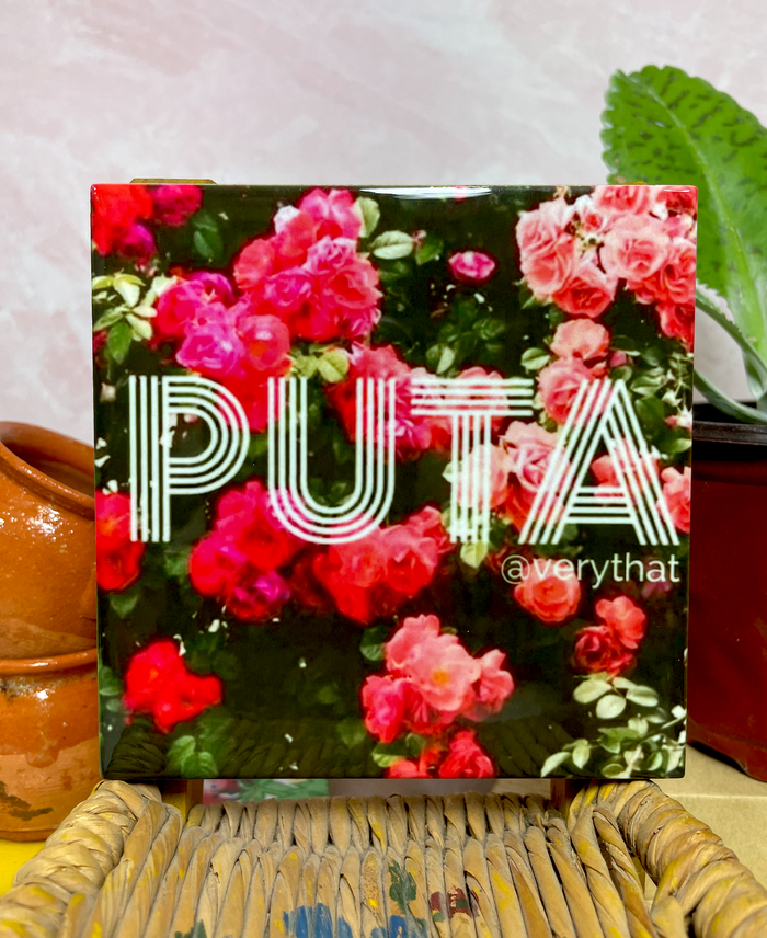 Puta Floral Coaster