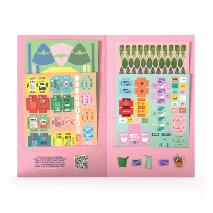Sam & Julia Die-Cut Prints - Bathroom