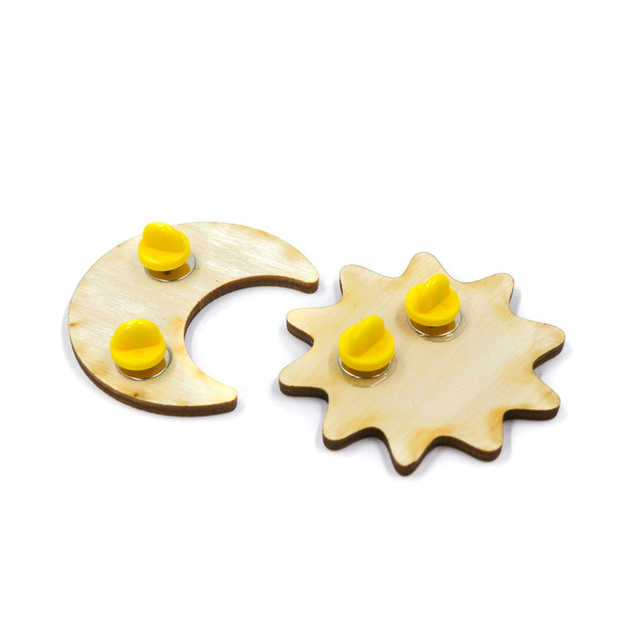 Sun vs. Moon Wooden Pin Set