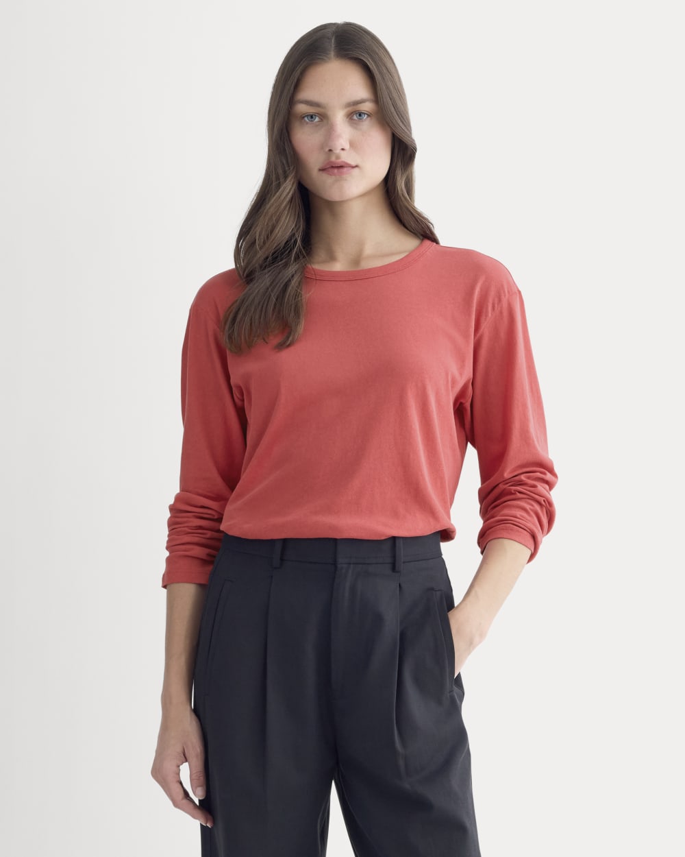 The Air Long-Sleeve Tee | Vintage Red