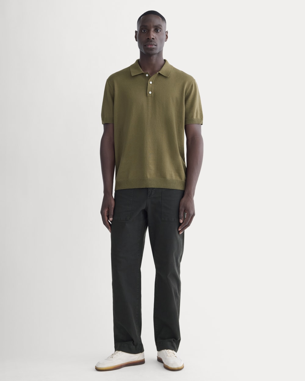 No-Sweat Polo | Olive