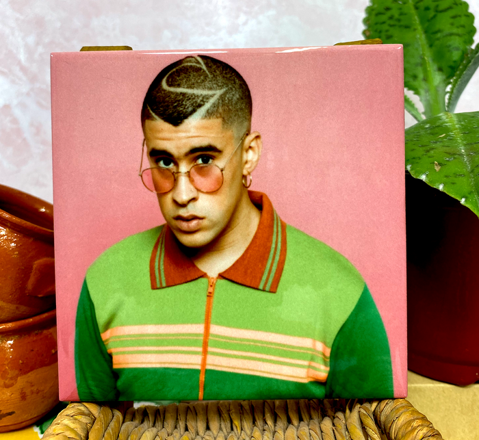 Bad Bunny Pink Coaster