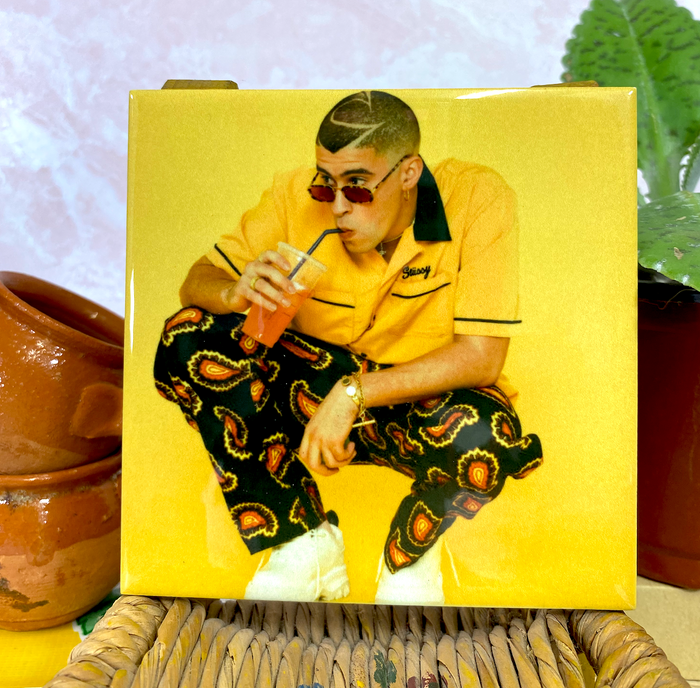 Bad Bunny Yellow Coaster