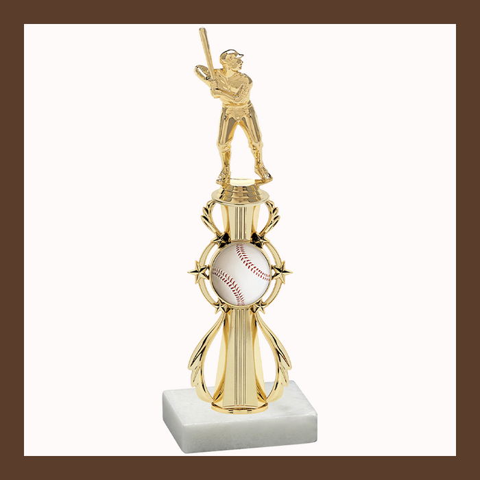 Baseball Retro Riser Trophy