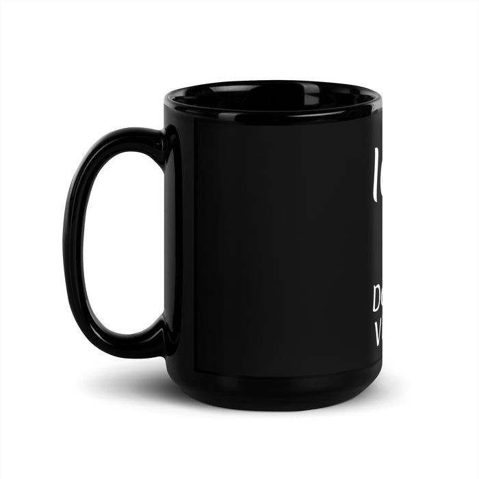 Black Glossy Mug - Iowa
