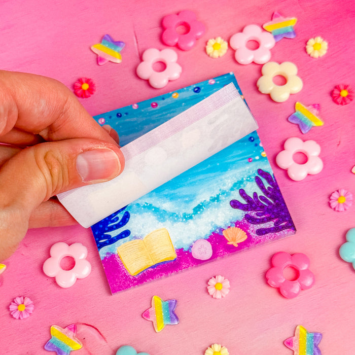 Bookish Ocean Sticky Notes 3" x 3"