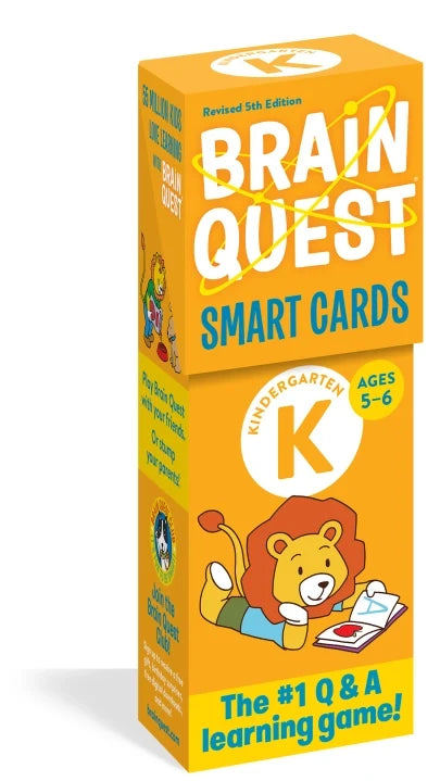 Brain Quest Smart Cards For Kindergarten