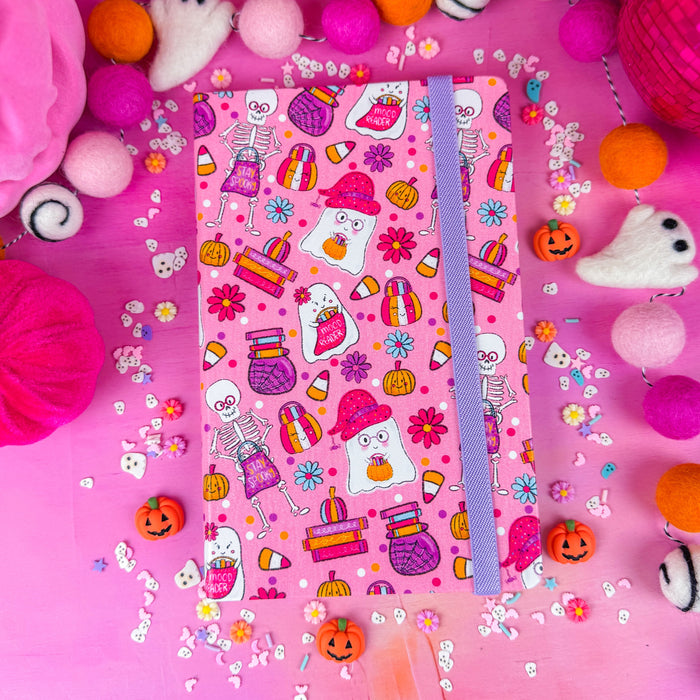 Halloween Candy Artificial Leather Journal (5.8" x 8.3")