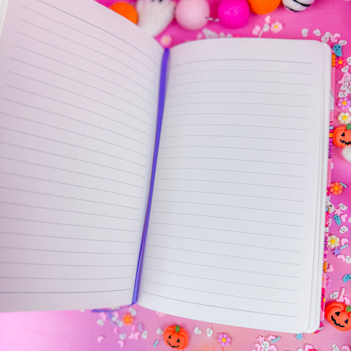 Halloween Candy Artificial Leather Journal (5.8" x 8.3")