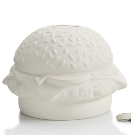 Hamburger Piggy Bank