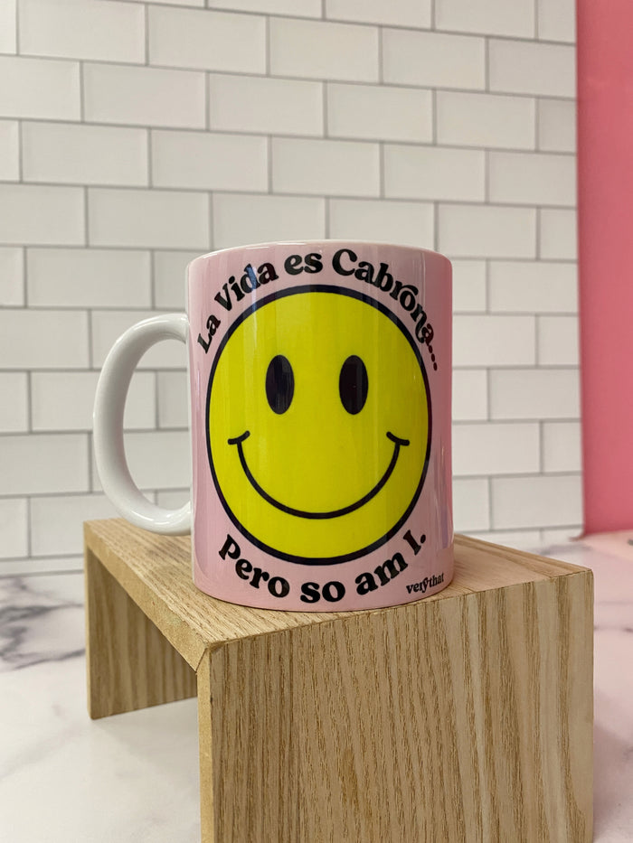 La Vida es Cabrona Mug