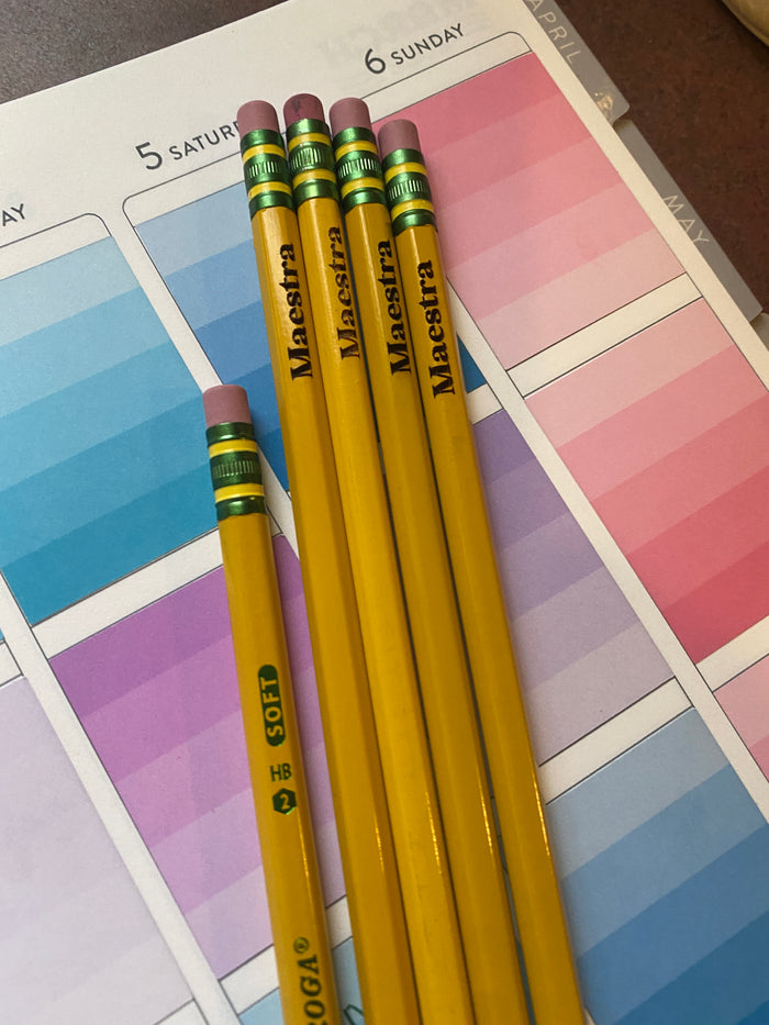 Maestra Engraved Pencil Set