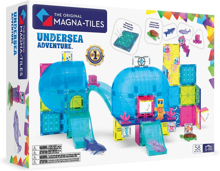 Magna-Tiles Undersea Adventure 58pc Set