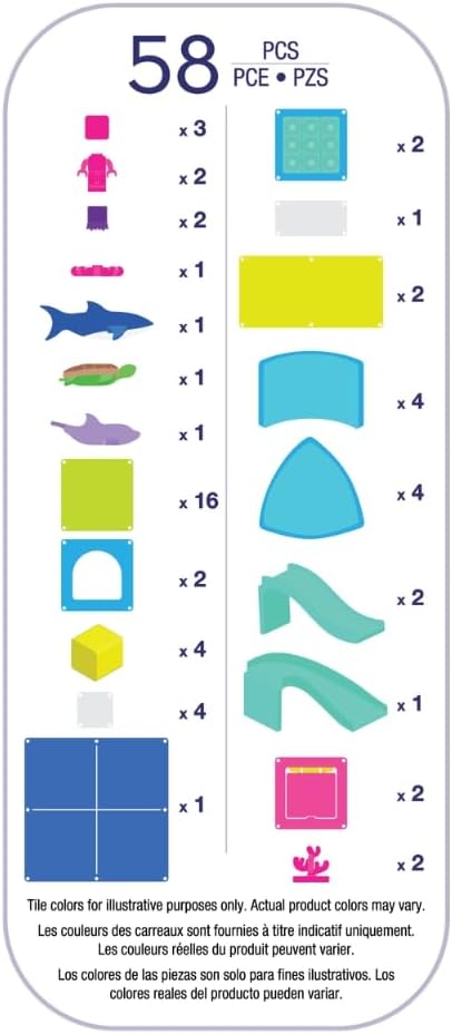 Magna-Tiles Undersea Adventure 58pc Set