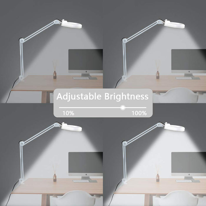Magnifying Lamp - White - Bloody Wolf Tattoo Supply