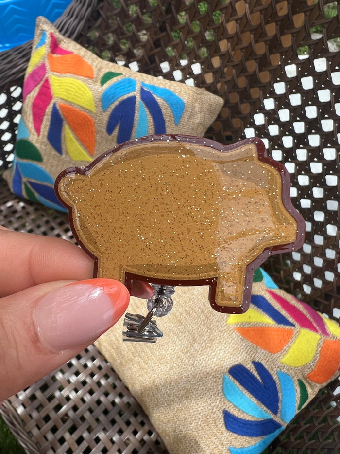 Marranito Pan Dulce Badge Reel