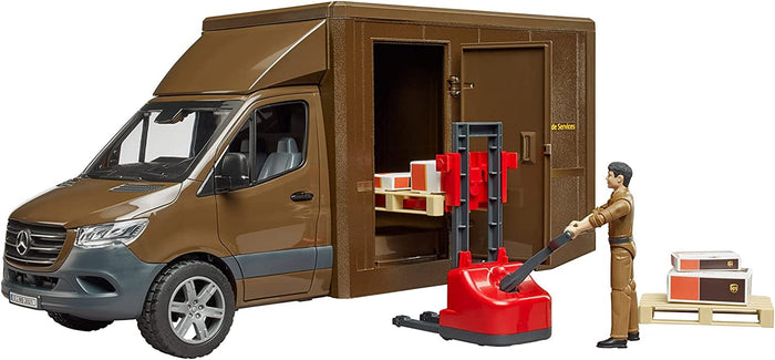 MB Sprinter UPS Truck with Manually Operated Pallet Jack