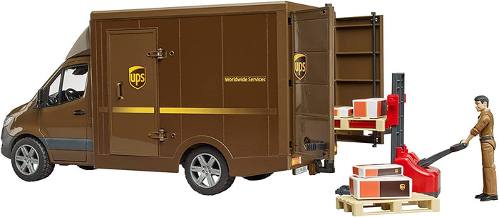 MB Sprinter UPS Truck with Manually Operated Pallet Jack