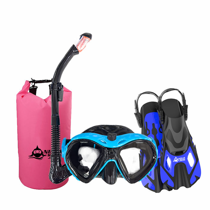 Blue / Black & Blue - L/XL / Pink