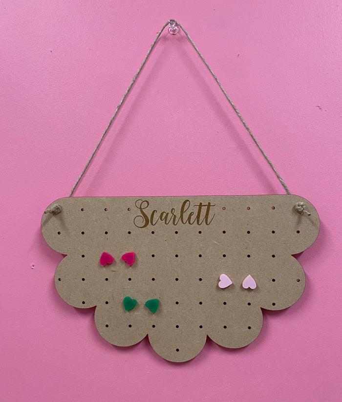 Personalized Earring Hanger