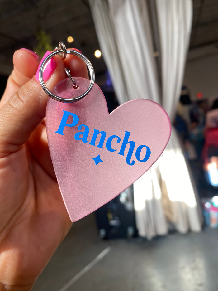 Personalized Heart Keychain