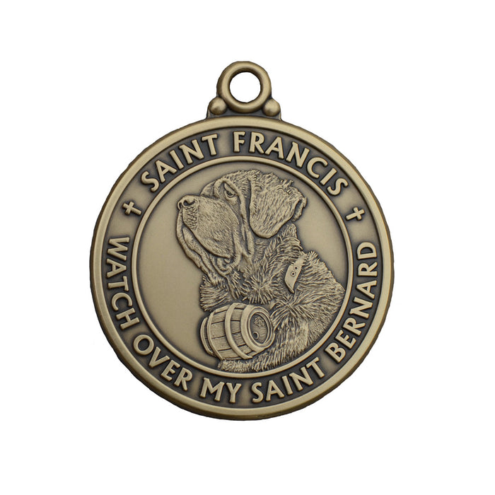 Saint Bernard St. Francis Tag