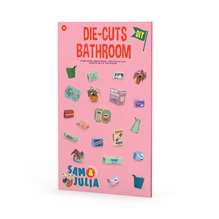 Sam & Julia Die-Cut Prints - Bathroom