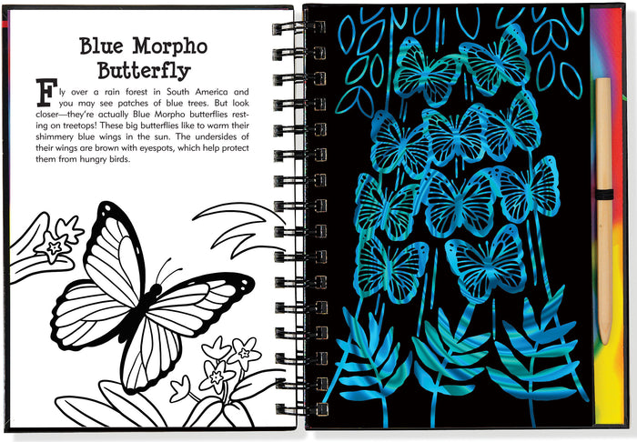 Scratch and Sketch Butterflies and Friends