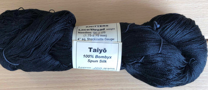 100-gm dyed skein Raven Black 57