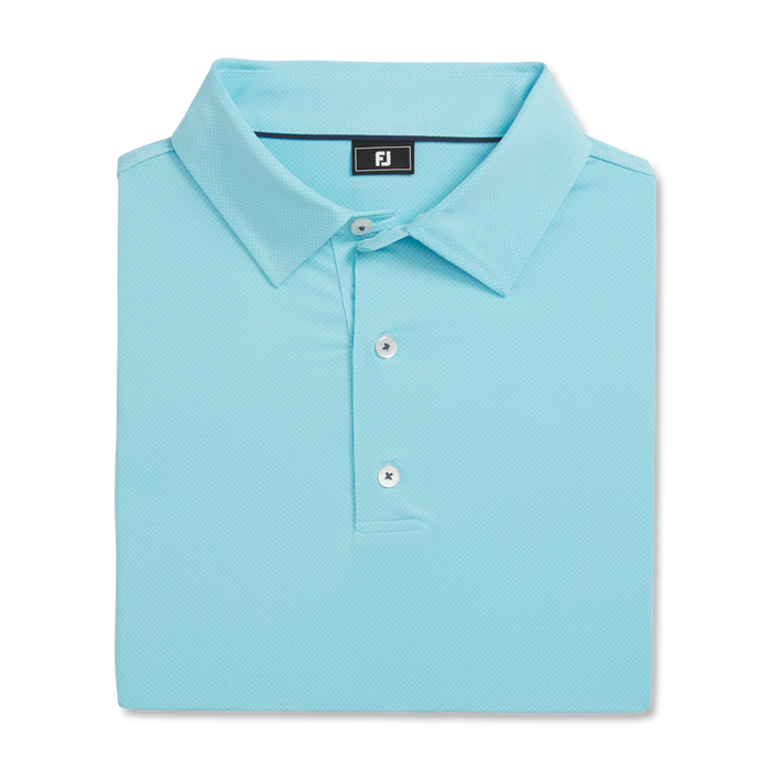 Tonal Dot Print Lisle - Light Blue