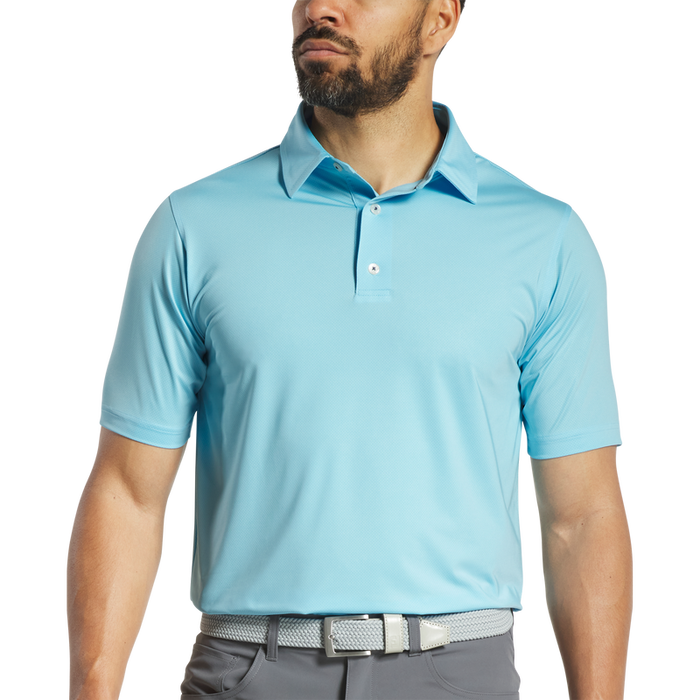 Tonal Dot Print Lisle - Light Blue