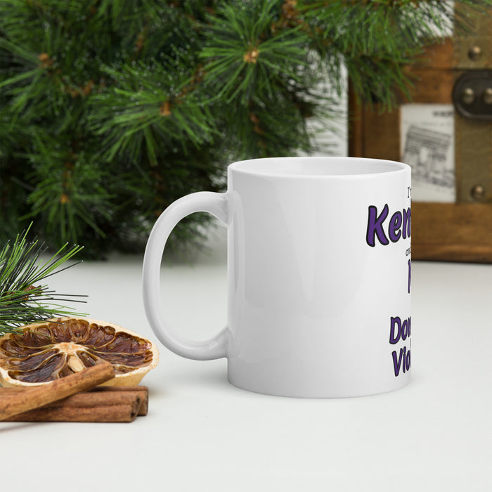 White glossy mug - Kentucky