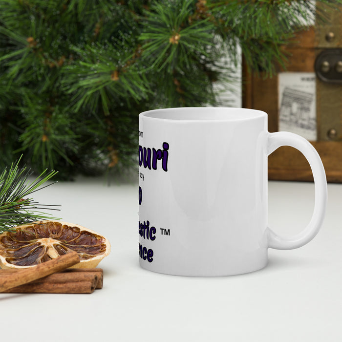 White glossy mug - Missouri
