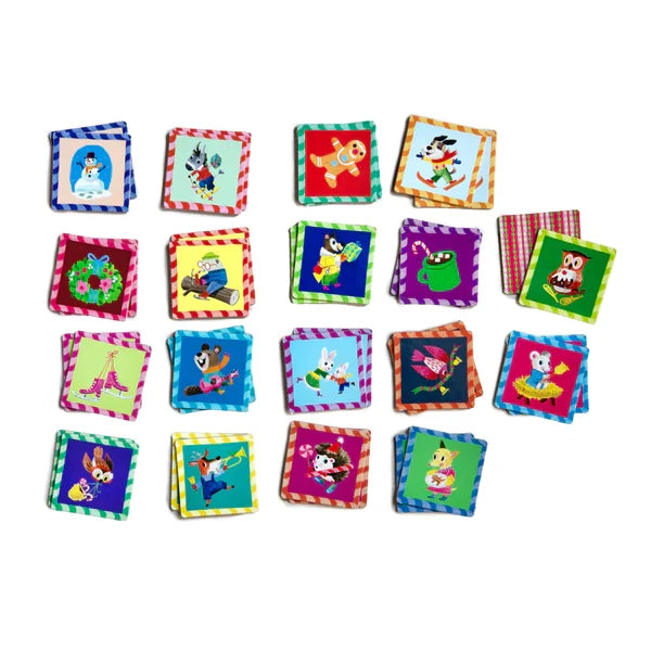Woodland Holiday Matching Game
